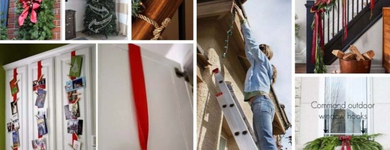 Christmas Decorating Hanging Hacks