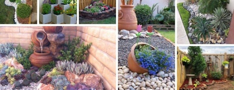 Small Corner Rock Garden Ideas